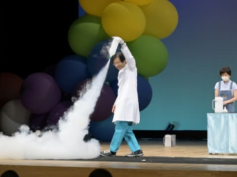 液体窒素実験