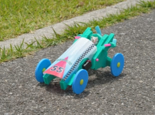 風力モーターカーを作ろう！